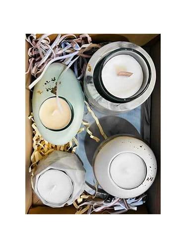 Decorative scented candles